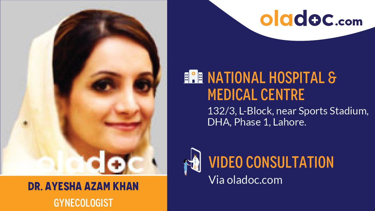 Practice locations of Dr.Ayesha Azam Khan